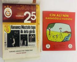 25 Haziran 2008 hediyelik orijinal Galatasaray takvim yaprağı (Cin Ali kitabı hediyeli:)