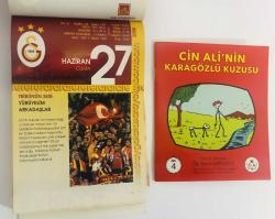 27 Haziran 2008 hediyelik orijinal Galatasaray takvim yaprağı (Cin Ali kitabı hediyeli:)