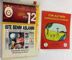 Efemera - 12 Eylül 2008 hediyelik orijinal Galatasaray takvim yaprağı (Cin Ali kitabı hediyeli:) - kitantik - kitaLog