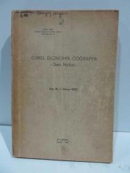 Genel Ekonomik Coğrafya Ders Notları