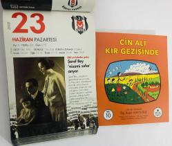 23 Haziran 2008 hediyelik orijinal Beşiktaş takvim yaprağı (Cin Ali kitabı hediyeli:)