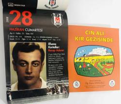 28 Haziran 2008 hediyelik orijinal Beşiktaş takvim yaprağı (Cin Ali kitabı hediyeli:)