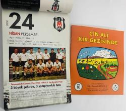 24 Nisan 2008 hediyelik orijinal Beşiktaş takvim yaprağı (Cin Ali kitabı hediyeli:)