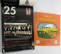 25 Nisan 2008 hediyelik orijinal Beşiktaş takvim yaprağı (Cin Ali kitabı hediyeli:)