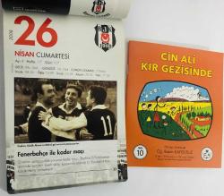 26 Nisan 2008 hediyelik orijinal Beşiktaş takvim yaprağı (Cin Ali kitabı hediyeli:)