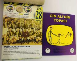 28 Nisan 2008 hediyelik orijinal Fenerbahçe takvim yaprağı (Cin Ali kitabı hediyeli:)