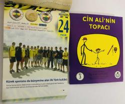 24 Ağustos 2008 hediyelik orijinal Fenerbahçe takvim yaprağı (Cin Ali kitabı hediyeli:)
