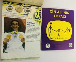 28 Ağustos 2008 hediyelik orijinal Fenerbahçe takvim yaprağı (Cin Ali kitabı hediyeli:)