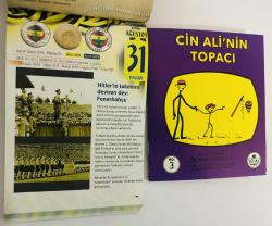 31 Ağustos 2008 hediyelik orijinal Fenerbahçe takvim yaprağı (Cin Ali kitabı hediyeli:)