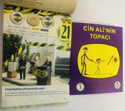 21 Haziran 2008 hediyelik orijinal Fenerbahçe takvim yaprağı (Cin Ali kitabı hediyeli:)