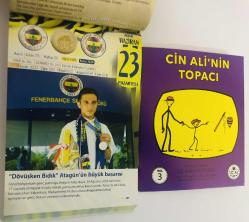 23 Haziran 2008 hediyelik orijinal Fenerbahçe takvim yaprağı (Cin Ali kitabı hediyeli:)
