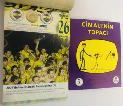 26 Haziran 2008 hediyelik orijinal Fenerbahçe takvim yaprağı (Cin Ali kitabı hediyeli:)