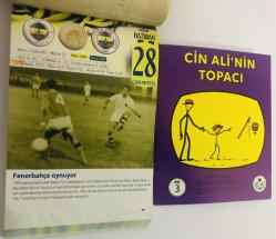 28 Haziran 2008 hediyelik orijinal Fenerbahçe takvim yaprağı (Cin Ali kitabı hediyeli:)