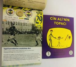 29 Haziran 2008 hediyelik orijinal Fenerbahçe takvim yaprağı (Cin Ali kitabı hediyeli:)