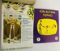 30 Haziran 2008 hediyelik orijinal Fenerbahçe takvim yaprağı (Cin Ali kitabı hediyeli:)