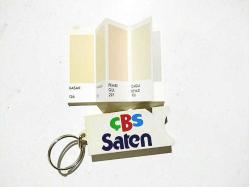 ÇBS saten - Boya kartelası / Anahtarlık