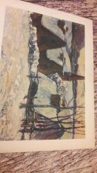 PAUL GAUGUIN- VILLAGE  BRETON SOUS LA NEIGE  LES EDITIONS BRAUN ET CIE PARIS