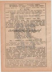 22 Şubat 1970 / Büyük Saatli Maarif Takvimi