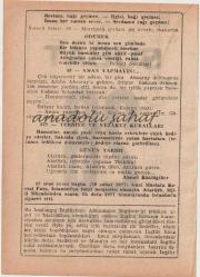 28 Şubat 1970 / Büyük Saatli Maarif Takvimi