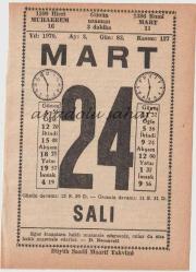 24 Mart 1970 / Büyük Saatli Maarif Takvimi