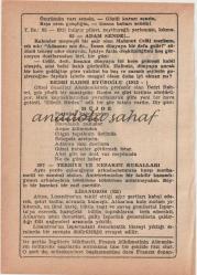 26 Mart 1970 / Büyük Saatli Maarif Takvimi