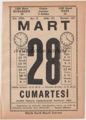 28 Mart 1970 / Büyük Saatli Maarif Takvimi