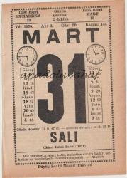 31 Mart 1970 / Büyük Saatli Maarif Takvimi