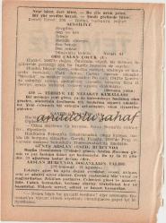 22 Temmuz 1970 / Büyük Saatli Maarif Takvimi