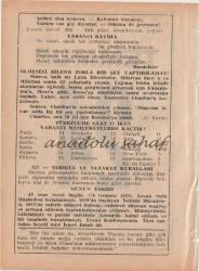 24 Temmuz 1970 / Büyük Saatli Maarif Takvimi