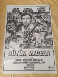 Efemera - Büyük Macera Film Afişi / The Adventurers Film Poster - 1969 - Lewis Gilbert, Bekim Fehmiu, Ernest Borgnine, Candice Bergen Charles Aznavour (70x100 ) - kitantik - kitaLog