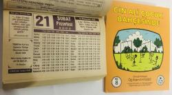 21 Şubat 2005 hediyelik orijinal Erkam takvim yaprağı (Cin Ali kitabı hediyeli:)