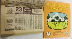23 Şubat 2005 hediyelik orijinal Erkam takvim yaprağı (Cin Ali kitabı hediyeli:)