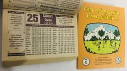 25 Şubat 2005 hediyelik orijinal Erkam takvim yaprağı (Cin Ali kitabı hediyeli:)