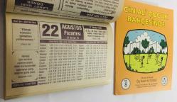 22 Ağustos 2005 hediyelik orijinal Erkam takvim yaprağı (Cin Ali kitabı hediyeli:)