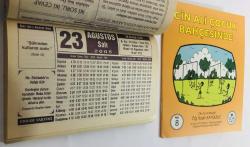 23 Ağustos 2005 hediyelik orijinal Erkam takvim yaprağı (Cin Ali kitabı hediyeli:)