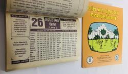 26 Ağustos 2005 hediyelik orijinal Erkam takvim yaprağı (Cin Ali kitabı hediyeli:)