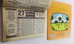 27 Ağustos 2005 hediyelik orijinal Erkam takvim yaprağı (Cin Ali kitabı hediyeli:)