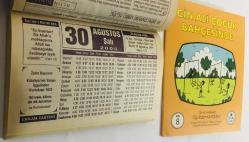 30 Ağustos 2005 hediyelik orijinal Erkam takvim yaprağı (Cin Ali kitabı hediyeli:)