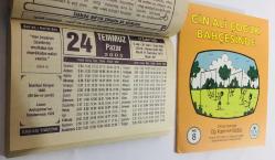 24 Temmuz 2005 hediyelik orijinal Erkam takvim yaprağı (Cin Ali kitabı hediyeli:)