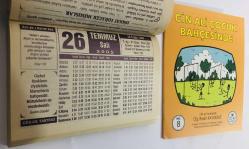 26 Temmuz 2005 hediyelik orijinal Erkam takvim yaprağı (Cin Ali kitabı hediyeli:)