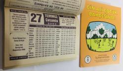 27 Temmuz 2005 hediyelik orijinal Erkam takvim yaprağı (Cin Ali kitabı hediyeli:)