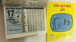 17 Şubat 2005 hediyelik orijinal Diyanet takvim yaprağı (Cin Ali kitabı hediyeli:)