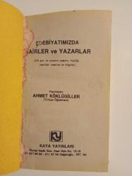 Edebiyatımızda Şairler ve Yazarlar (Hayatları / Sanatları / Eserleri)