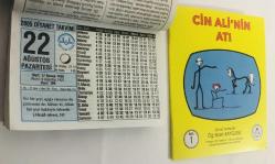 22 Ağustos 2005 hediyelik orijinal Diyanet takvim yaprağı (Cin Ali kitabı hediyeli:)