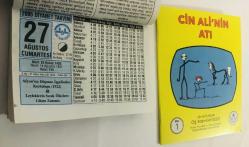 27 Ağustos 2005 hediyelik orijinal Diyanet takvim yaprağı (Cin Ali kitabı hediyeli:)