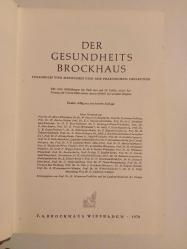 Der Gesundheits Brockhaus. Volksbuch vom Menschen und der praktischen Heilkunde.