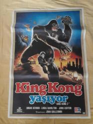 King Kong Yaşıyor Film Afişi / King Kong Lives Film Poster - 1986- John Guillermin, Brian Kerwin, Linda Hamilton, John Ashton (70x100cm)