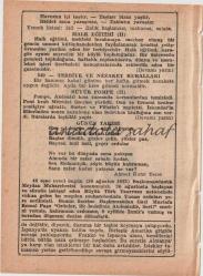 30 Ağustos 1970 / Büyük Saatli Maarif Takvimi