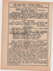 1 Kasım 1970 / Büyük Saatli Maarif Takvimi