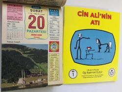 20 Şubat 2006 hediyelik orijinal Ülkü takvim yaprağı (Cin Ali kitabı hediyeli:)